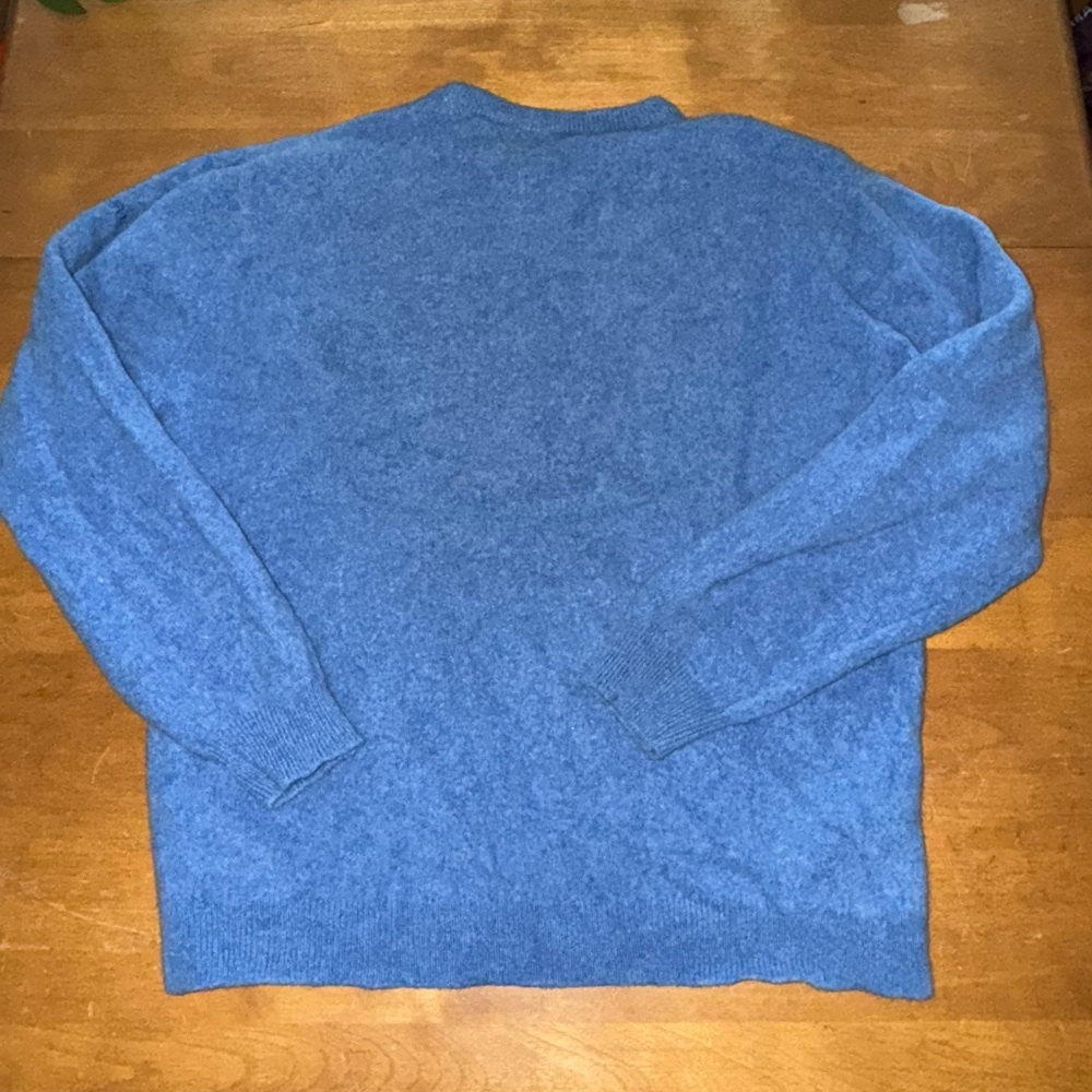 Burberry Blue Crewneck Sweater - Picture 4 of 5